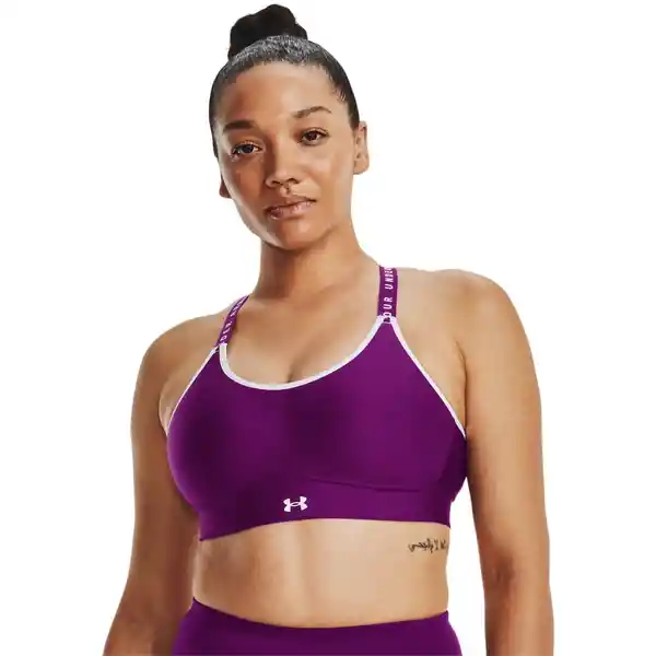 Under Armour Camiseta Infinity Mid Covered Mujer Morado T.XS