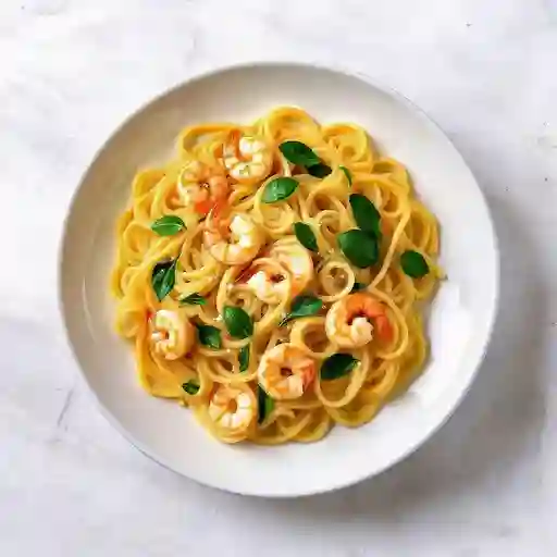 Pasta Con Camarones