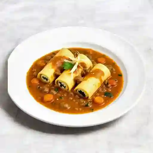 Canelones Crocantes Osobuco