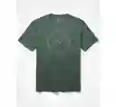 Camiseta Hombre Verde T. Medium American Eagle