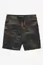 ONeill Short de Baño Hyperfreak Camo Am Verde Talla 32