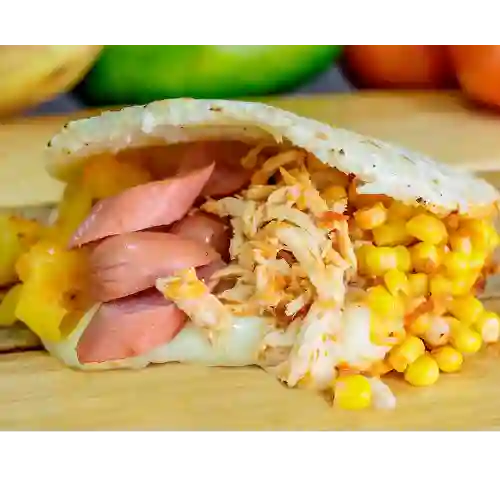 Arepa Hawaiana Pollo