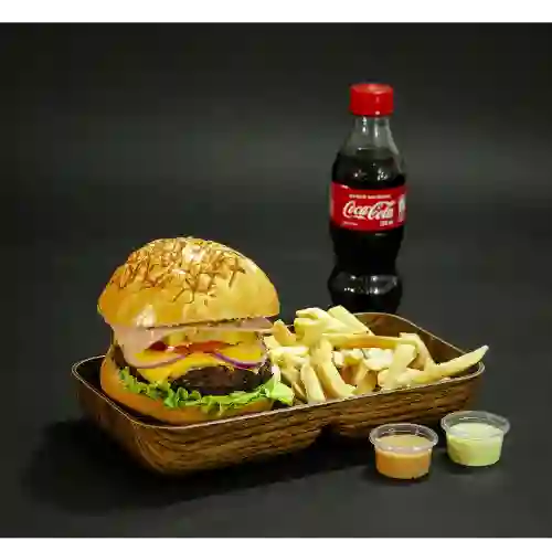 Hamburguesa Tropical en Combo