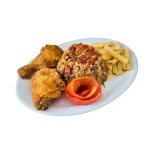 Combo: Arroz Chino y Pollo Broaster