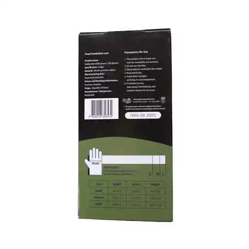 Inverfarma Guantes de Nitrilo Blanco Talla L