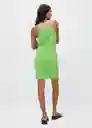 Vestido Nuversa Verde Talla XS Mujer Mango