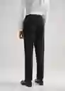 Pantalón Sveta Negro Talla 36 Hombre Mango