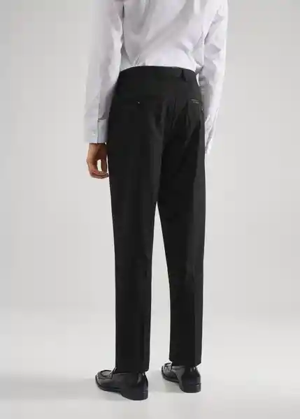 Pantalón Sveta Negro Talla 36 Hombre Mango