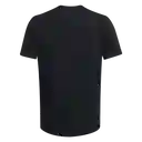 Under Armour Camiseta Rush Energy Para Hombre Negro Talla LG