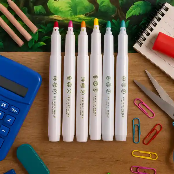Set de Sello y Marcador Serie Jurassic World Miniso