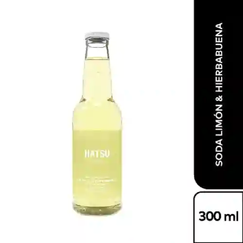 Hatsu Soda Sabor a Limón y Hierbabuena.