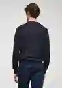 Buzo Jersey Ten Navy Talla L Hombre Mango