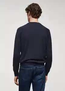 Buzo Jersey Ten Navy Talla L Hombre Mango