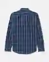 Camisa Hombre Azul Talla Large 2722423 American Eagle