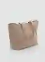 Bolso G Maribel Topo Talla 99 Mujer Mango