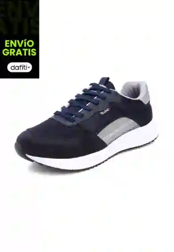 Tenis Hombre Azul Talla 38 423 Tellenzi