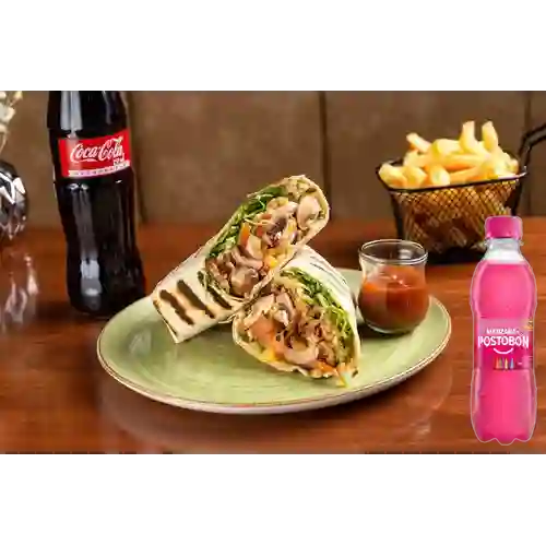 Combo Burrito Mixto + Manzana 250ml
