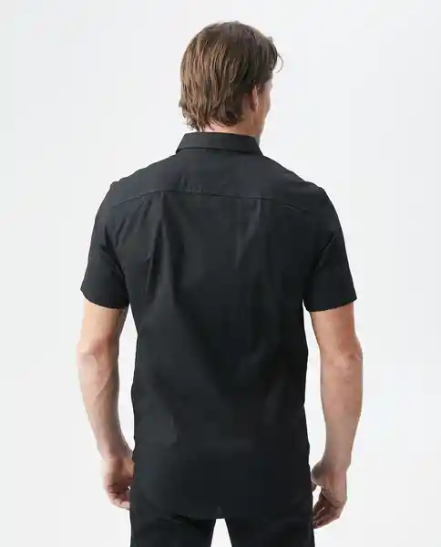 Camisa Manga Corta Bol Negro Sombrío Ultraoscuro T XXL Chevignon