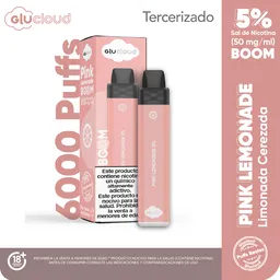 Glucloud Vape Pink Lemonade Boom / 6000 Puff