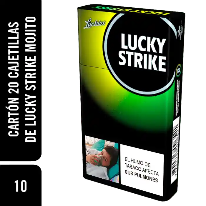 Lucky Strike Cigarrillos Cartón De Mojito X 10