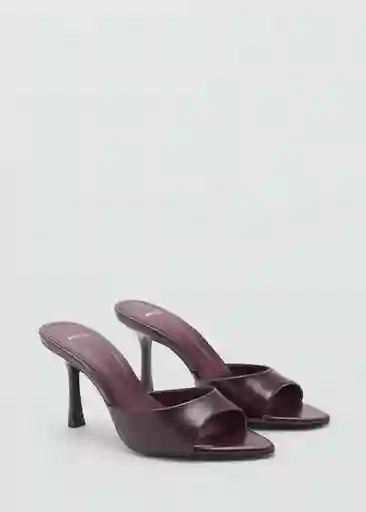 Sandalias Pepyg Burdeos Talla 38 Mujer Mango
