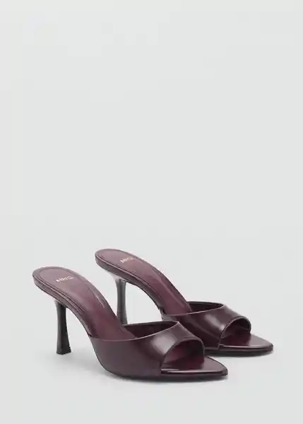 Sandalias Pepyg Burdeos Talla 38 Mujer Mango