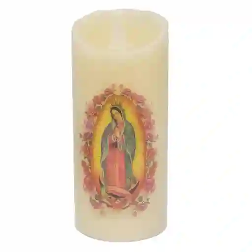 Mada Veladora Led Religioso Beige R4117