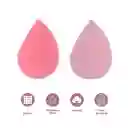 Esponja de Maquillaje Peach Pink Miniso
