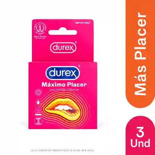 Durex Preservativos Máximo Placer