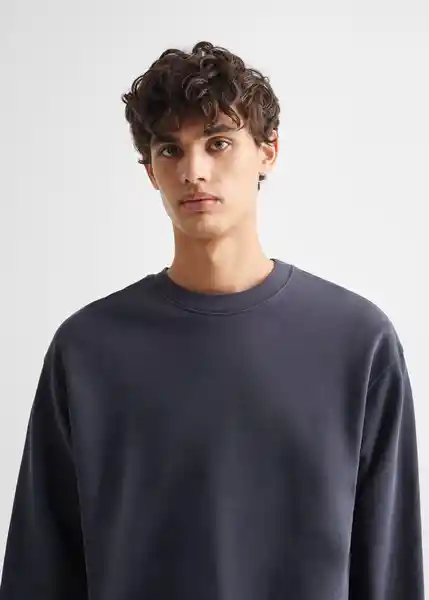 Sudadera Round6 Navy Talla 20 Niños Mango