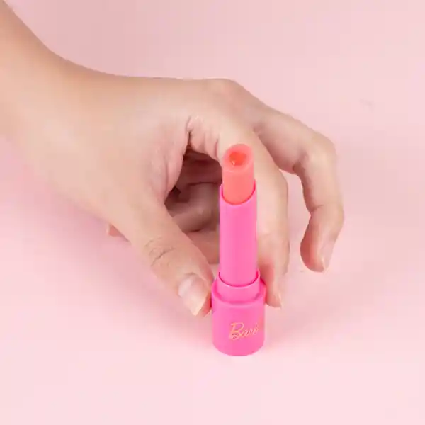Bálsamo Labial 2 en 1 Serie Barbie Rosa Miniso
