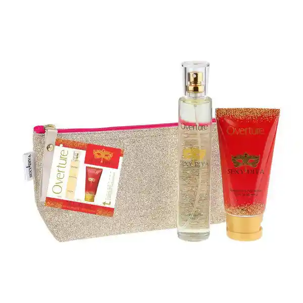 Overture Set Cosmetiquera + Perfume + Crema