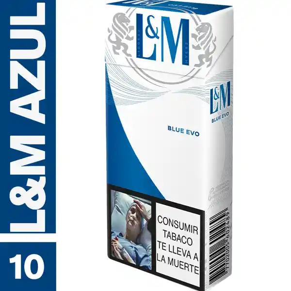 L&M Blue​ x 10 Cigarrillos