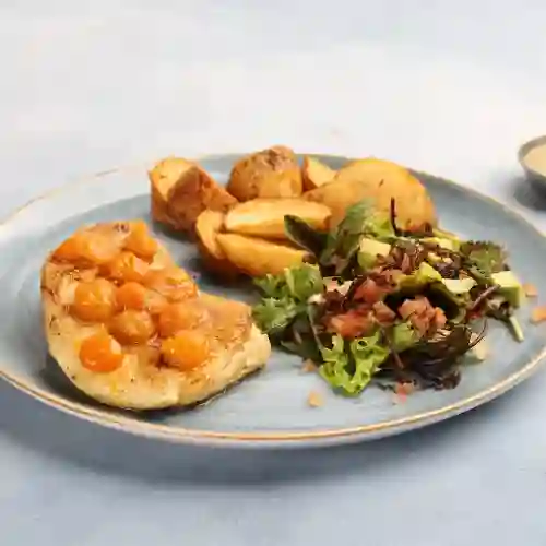 Pechuga de Pollo en Jalea de Uchuva