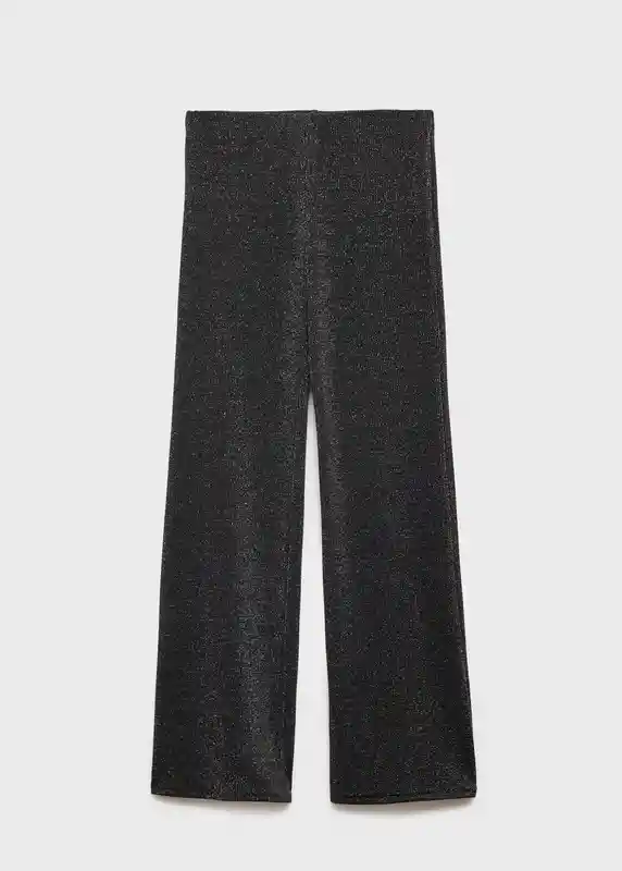 Pantalón Xbluti Gris Talla L Mujer Mango