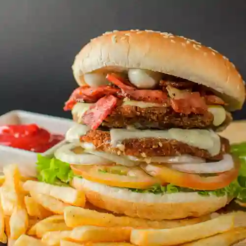 Hamburguesa Superespecial de Pollo