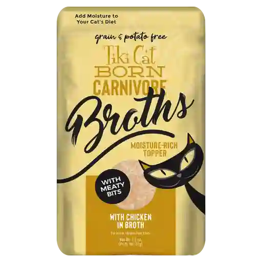 Tiki Cat Broth Alimento Para Gato Pollo en Caldo