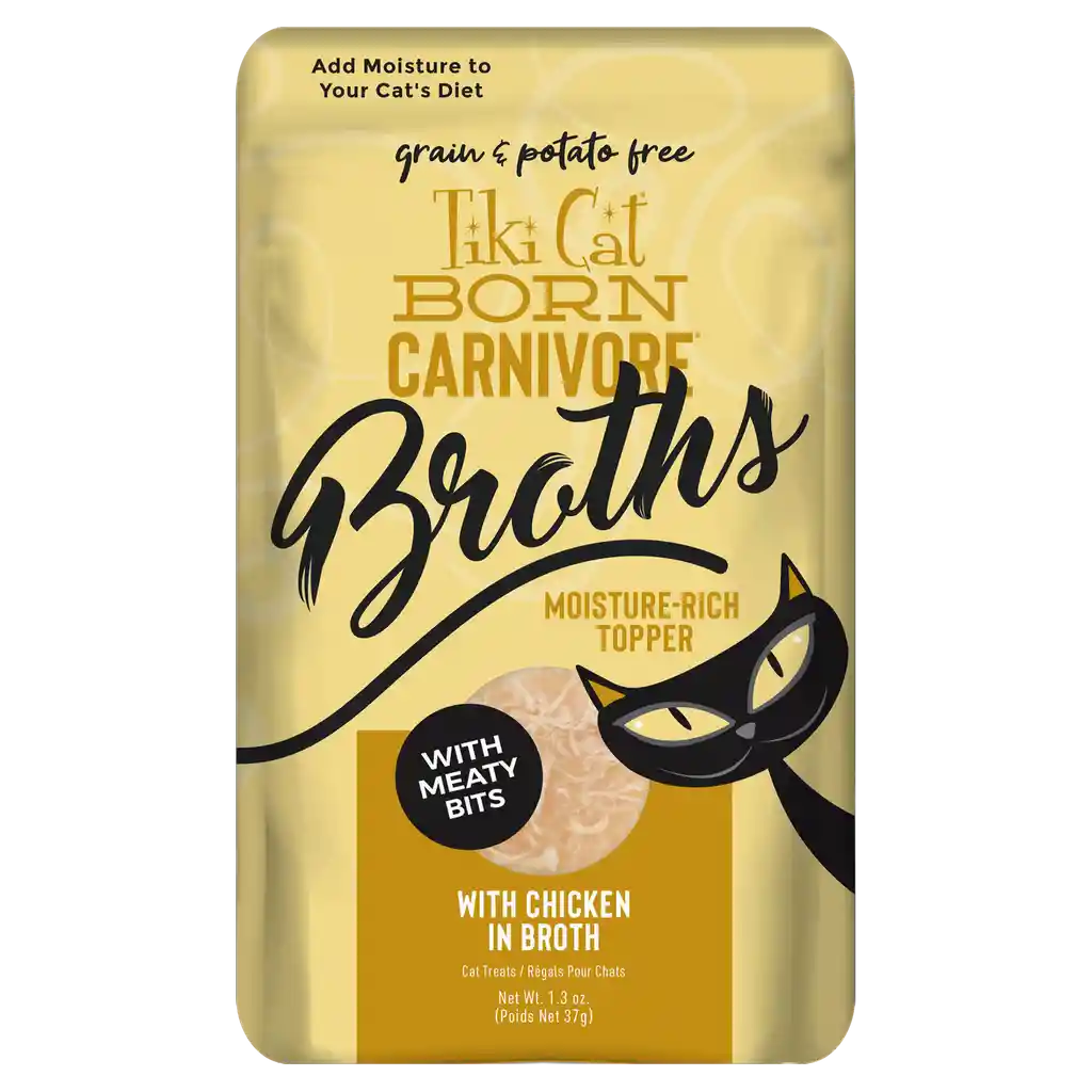 Tiki Cat Broth Alimento Para Gato Pollo en Caldo