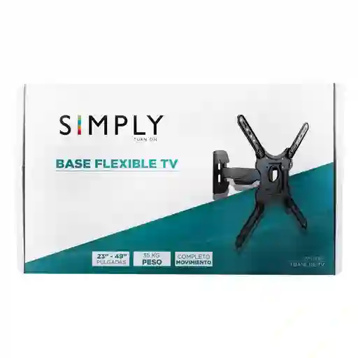 Simply Turn On Base Flexible para Tv 