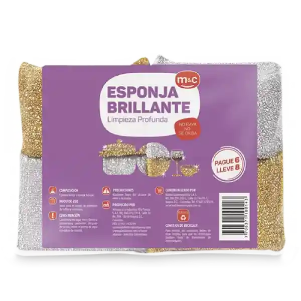 M&C Esponja Brillante