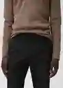 Pantalón Bologna Negro Talla 38 Hombre Mango