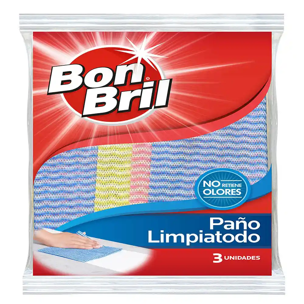 Paño Limpiatodo Bon Bril 3 un 