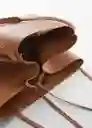 Bolso G Rodri Camel Talla 99 Mujer Mango