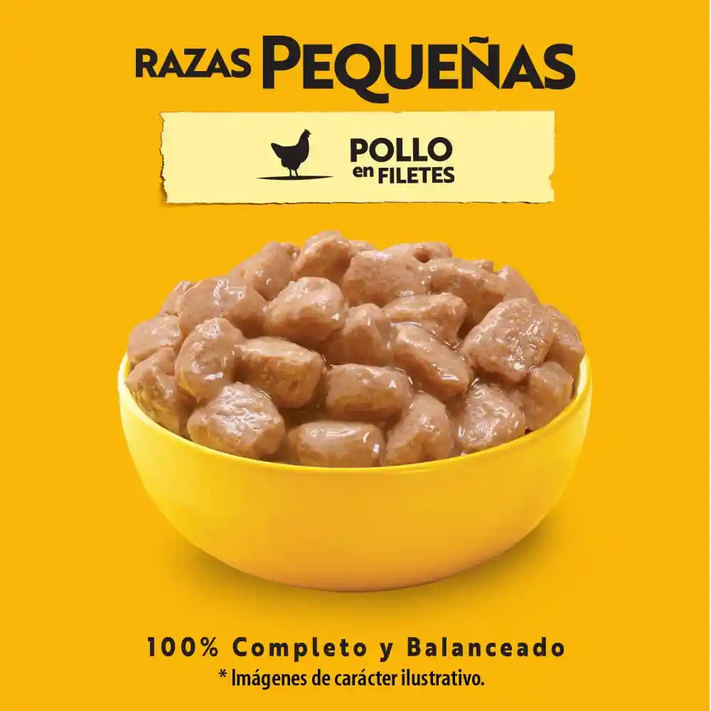 Pedigree Alimento Húmedo para Perro Adulto Razas Pequeñas