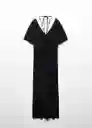 Vestido Vbessex Negro Talla S Mujer Mango