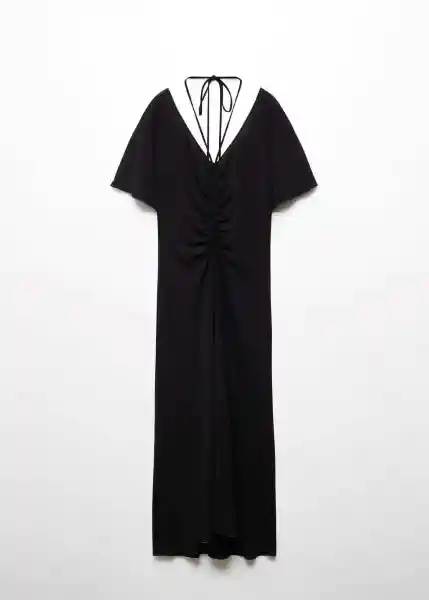 Vestido Vbessex Negro Talla S Mujer Mango