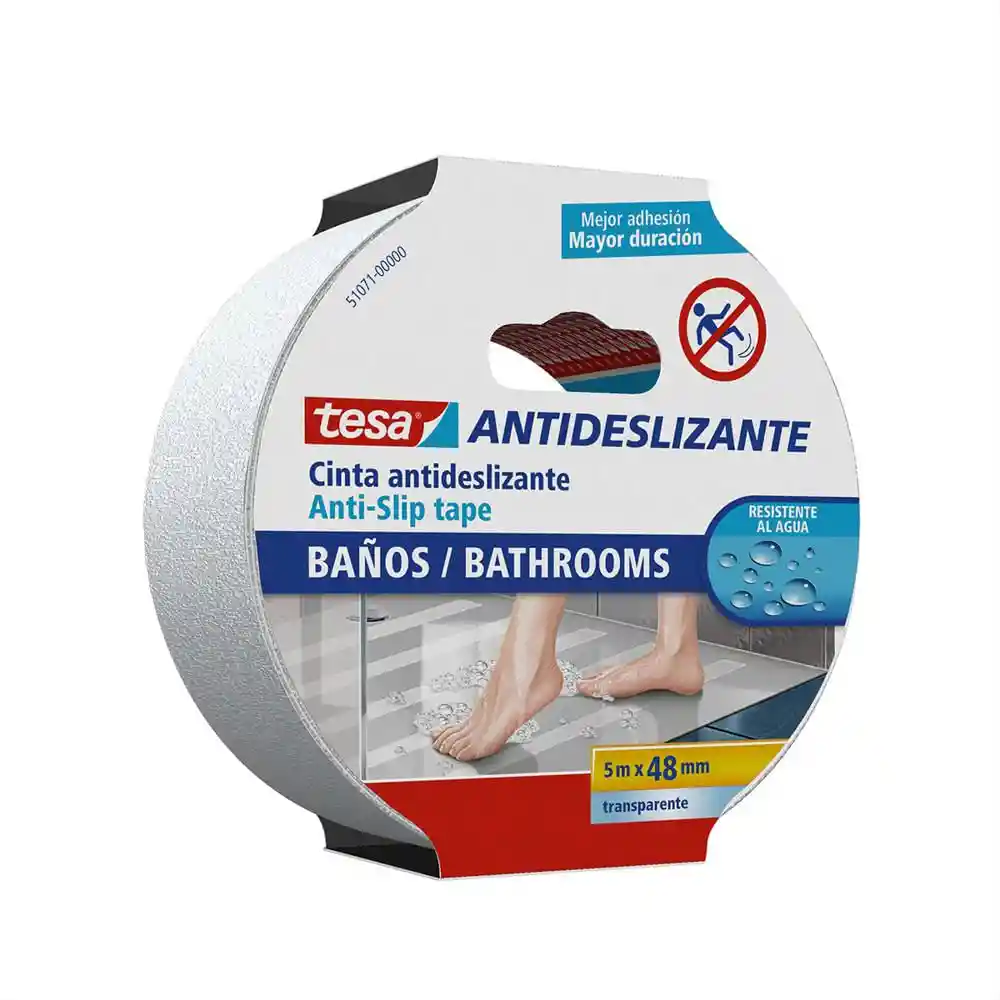 Tesa Cinta Antideslizante Baño