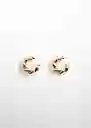 Pendientes Eugenia Oro Talla 99 Mujer Mango