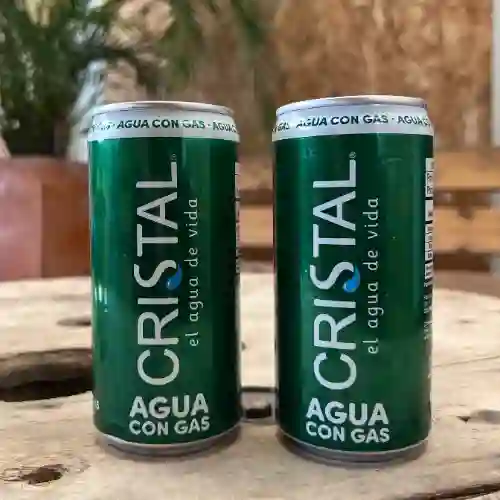 Agua con Gas Cristal en Lata
