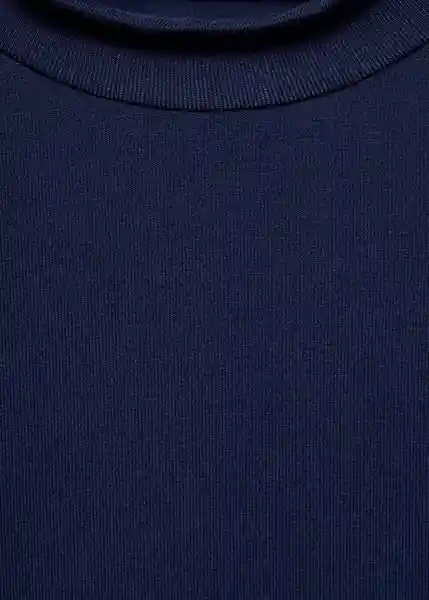 Camiseta Secondm Azul Talla L Mujer Mango